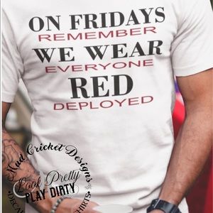 Original Mud Cricket Designs Remember Everyone Deployed graphic Tee